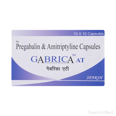 gabrica at capsule Allopathy (Amitriptyline (10mg)) - Uses in Hindi, Side Effects, Substitutes & Price in India