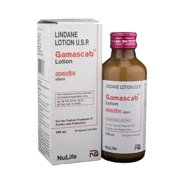 gamascab lotion Allopathy (Lindane (1% w/v)) - Uses in Hindi, Side Effects, Substitutes & Price in India