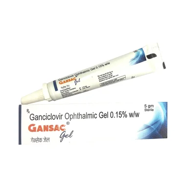 gansac eye gel Allopathy (Ganciclovir (1.5mg)) - Uses in Hindi, Side Effects, Substitutes & Price in India