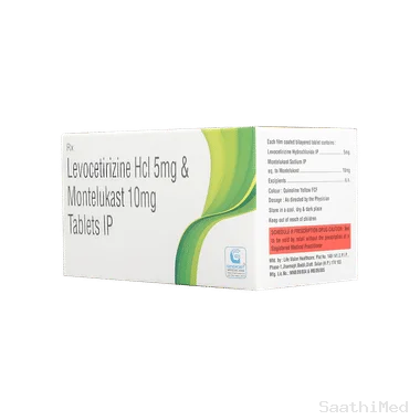 genericart levocetirizine+montelukast 5mg/10mg tablet Allopathy (Levocetirizine (5mg)) - Uses in Hindi, Side Effects, Substitutes & Price in India
