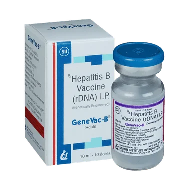 genevac-b adult vaccine Allopathy (Hepatitis B Vaccine (rDNA) (20mcg)) - Uses in Hindi, Side Effects, Substitutes & Price in India