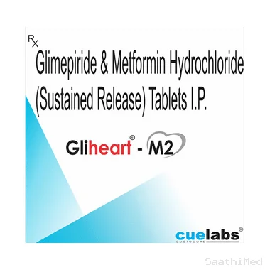 gliheart-m2 tablet sr Allopathy (Glimepiride (2mg)) - Uses in Hindi, Side Effects, Substitutes & Price in India