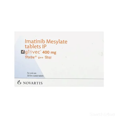 glivec 400mg tablet Allopathy (Imatinib mesylate (400mg)) - Uses in Hindi, Side Effects, Substitutes & Price in India