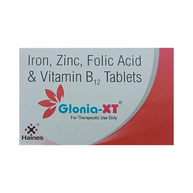 glonia-xt tablet Allopathy (Iron (30mg)) - Uses in Hindi, Side Effects, Substitutes & Price in India