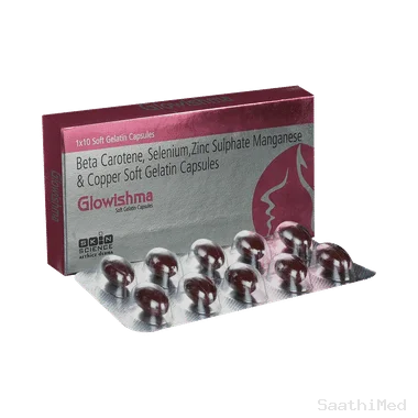 glowishma softgel capsule Allopathy (Beta Carotene (30mg)) - Uses in Hindi, Side Effects, Substitutes & Price in India
