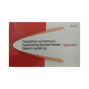 gluxit m 5 tablet er Allopathy (Dapagliflozin (5mg)) - Uses in Hindi, Side Effects, Substitutes & Price in India