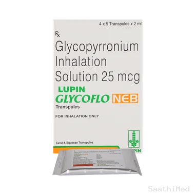 glycoflo neb 25mcg/2ml transpules Allopathy (Glycopyrrolate (25mcg/2ml)) - Uses in Hindi, Side Effects, Substitutes & Price in India
