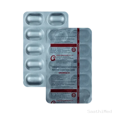gramoz-it capsule sr - Rabeprazole (20mg) + Itopride (150mg) medicine