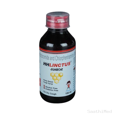 hh linctus junior syrup alcohol free Allopathy (Chlorpheniramine Maleate (2mg/5ml)) - Uses in Hindi, Side Effects, Substitutes & Price in India
