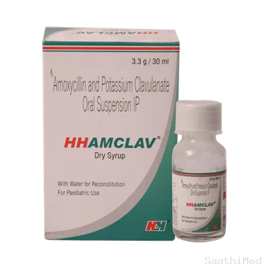 hhamclav dry syrup Allopathy (Amoxycillin (200mg/5ml)) - Uses in Hindi, Side Effects, Substitutes & Price in India