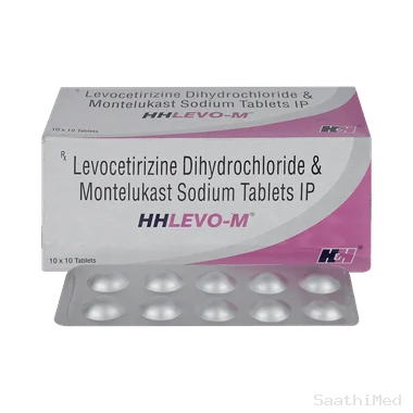 hhlevo-m tablet Allopathy (Levocetirizine (5mg)) - Uses in Hindi, Side Effects, Substitutes & Price in India