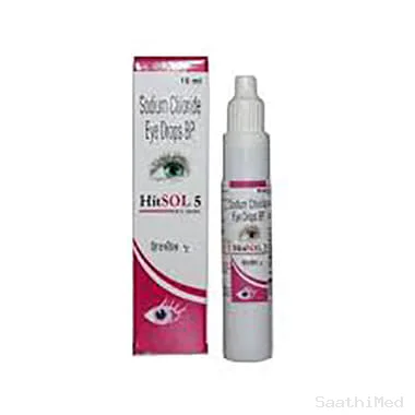 hitsol eye drop Allopathy (Sodium Chloride (5% w/v)) - Uses in Hindi, Side Effects, Substitutes & Price in India