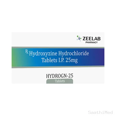 hydrogn 25 tablet - Hydroxyzine (25mg) medicine