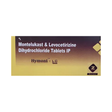 hymont-lc tablet Allopathy (Levocetirizine (5mg)) - Uses in Hindi, Side Effects, Substitutes & Price in India