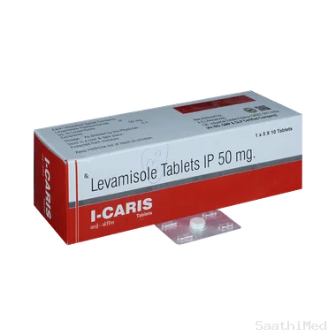 i-caris tablet Allopathy (Levamisole (50mg)) - Uses in Hindi, Side Effects, Substitutes & Price in India