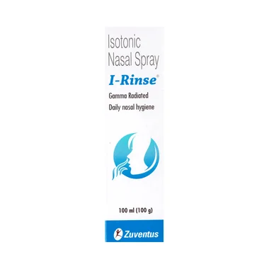 i-rinse nasal spray Allopathy (Sodium Chloride (0.9% w/v)) - Uses in Hindi, Side Effects, Substitutes & Price in India