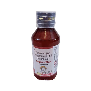 ibujerry plus oral suspension orange Allopathy (Ibuprofen (100mg)) - Uses in Hindi, Side Effects, Substitutes & Price in India