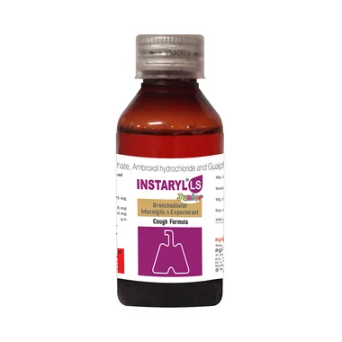 instaryl ls junior expectorant Allopathy (Levosalbutamol (0.5mg/5ml)) - Uses in Hindi, Side Effects, Substitutes & Price in India