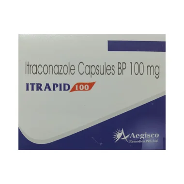 itrapid 100 capsule Allopathy (Itraconazole (100mg)) - Uses in Hindi, Side Effects, Substitutes & Price in India
