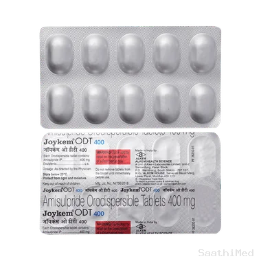 joykem odt 400mg tablet Allopathy (Amisulpride (400mg)) - Uses in Hindi, Side Effects, Substitutes & Price in India