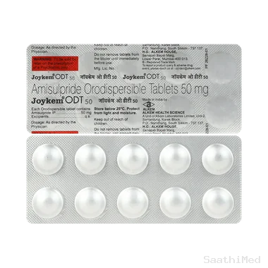 joykem odt 50 tablet Allopathy (Amisulpride (50mg)) - Uses in Hindi, Side Effects, Substitutes & Price in India