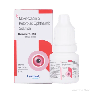 kerosite mx eye drop Allopathy (Ketorolac (0.5% w/v)) - Uses in Hindi, Side Effects, Substitutes & Price in India
