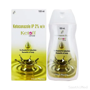 ketoff lotion Allopathy (Ketoconazole (2% w/v)) - Uses in Hindi, Side Effects, Substitutes & Price in India