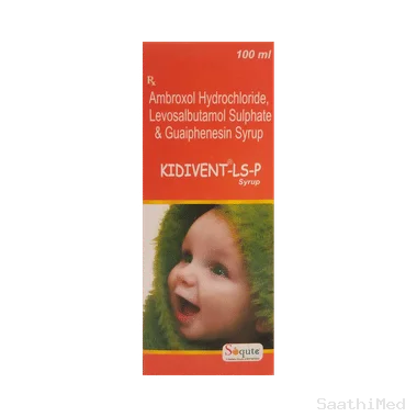 kidivent-ls-p syrup Allopathy (Levosalbutamol (0.5mg/5ml)) - Uses in Hindi, Side Effects, Substitutes & Price in India