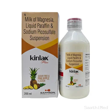kinlax plus syrup pineapple sugar free Allopathy (Sodium Picosulfate (3.33mg)) - Uses in Hindi, Side Effects, Substitutes & Price in India
