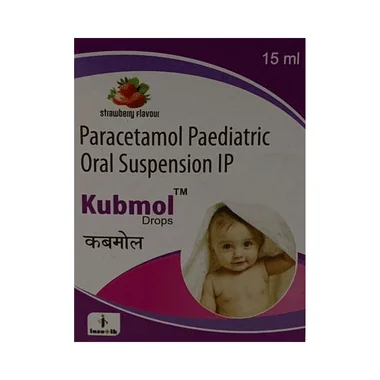 kubmol oral drops strawberry Allopathy (Paracetamol (100mg/ml)) - Uses in Hindi, Side Effects, Substitutes & Price in India