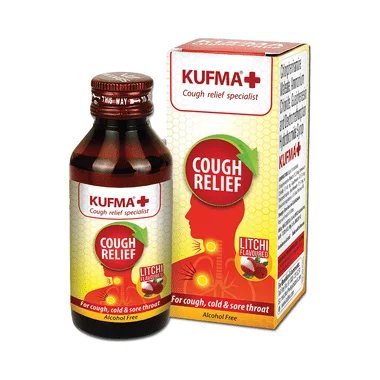 kufma plus cough relief syrup litchi Allopathy (Ammonium Chloride (60mg/5ml)) - Uses in Hindi, Side Effects, Substitutes & Price in India