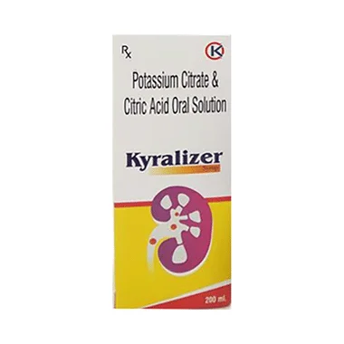 kyralizer syrup Allopathy (Citric Acid (334mg/5ml)) - Uses in Hindi, Side Effects, Substitutes & Price in India