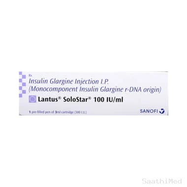 lantus solostar 100iu/ml solution for injection Allopathy (Insulin Glargine (100IU/ml)) - Uses in Hindi, Side Effects, Substitutes & Price in India