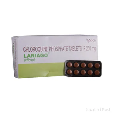 lariago 250mg tablet Allopathy (Chloroquine (250mg)) - Uses in Hindi, Side Effects, Substitutes & Price in India