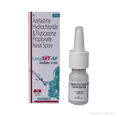 lergiset-af nasal spray Allopathy (Fluticasone Propionate (50mcg)) - Uses in Hindi, Side Effects, Substitutes & Price in India