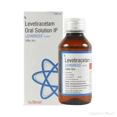 levigress syrup Allopathy (Levetiracetam (100mg)) - Uses in Hindi, Side Effects, Substitutes & Price in India
