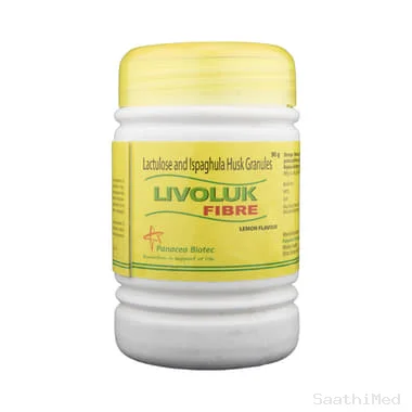 livoluk fibre  granules lemon Allopathy (Lactulose (10gm)) - Uses in Hindi, Side Effects, Substitutes & Price in India