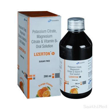 lizerton b6 oral solution orange sugar free Allopathy (Potassium Citrate (1100mg/5ml)) - Uses in Hindi, Side Effects, Substitutes & Price in India