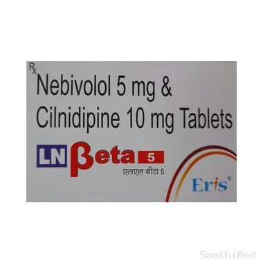 lnbeta 5 tablet Allopathy (Nebivolol (5mg)) - Uses in Hindi, Side Effects, Substitutes & Price in India