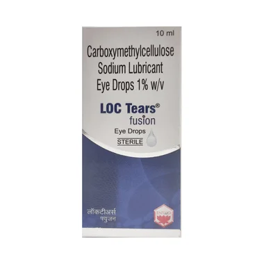 loc tears fusion eye drop Allopathy (Carboxymethylcellulose (1% w/v)) - Uses in Hindi, Side Effects, Substitutes & Price in India