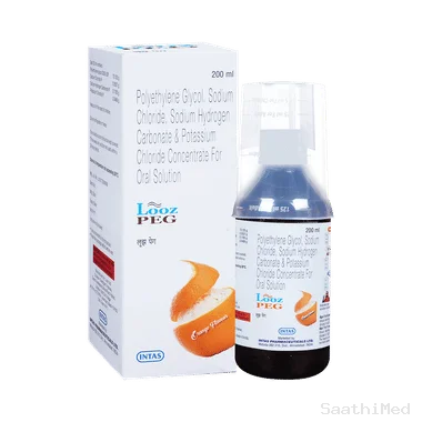 looz peg oral solution orange Allopathy (Polyethylene Glycol (13.125gm)) - Uses in Hindi, Side Effects, Substitutes & Price in India