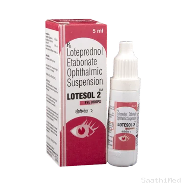 lotesol 2 eye drop Allopathy (Loteprednol etabonate (0.2% w/v)) - Uses in Hindi, Side Effects, Substitutes & Price in India