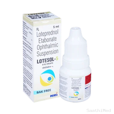 lotesol 5 eye drop Allopathy (Loteprednol etabonate (0.5% w/v)) - Uses in Hindi, Side Effects, Substitutes & Price in India