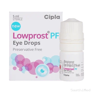 lowprost pf 0.01% eye drop - Bimatoprost (0.01% w/v) medicine