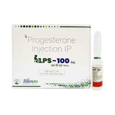 lps 100 injection Allopathy (Progesterone (100mg)) - Uses in Hindi, Side Effects, Substitutes & Price in India