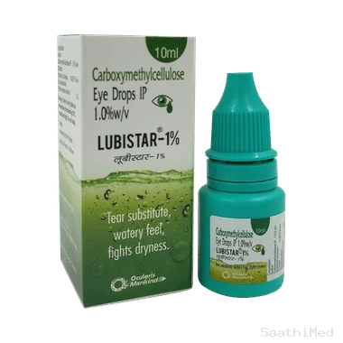 lubistar 1% eye drop Allopathy (Carboxymethylcellulose (1% w/v)) - Uses in Hindi, Side Effects, Substitutes & Price in India