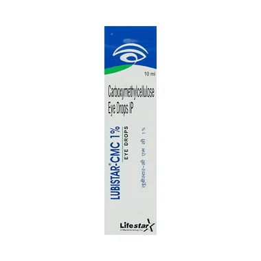lubistar-cmc 1% eye drop Allopathy (Carboxymethylcellulose (1% w/v)) - Uses in Hindi, Side Effects, Substitutes & Price in India