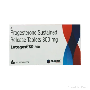 lutogest 300 sr tablet Allopathy (Progesterone (Natural Micronized) (300mg)) - Uses in Hindi, Side Effects, Substitutes & Price in India