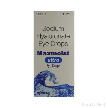 maxmoist ultra eye drop Allopathy (Sodium Hyaluronate (0.3% w/v)) - Uses in Hindi, Side Effects, Substitutes & Price in India