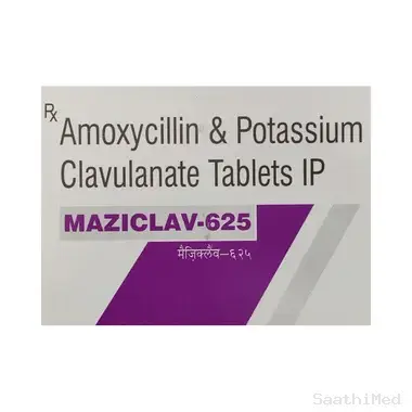 maziclav 625 tablet Allopathy (Amoxycillin (500mg)) - Uses in Hindi, Side Effects, Substitutes & Price in India
